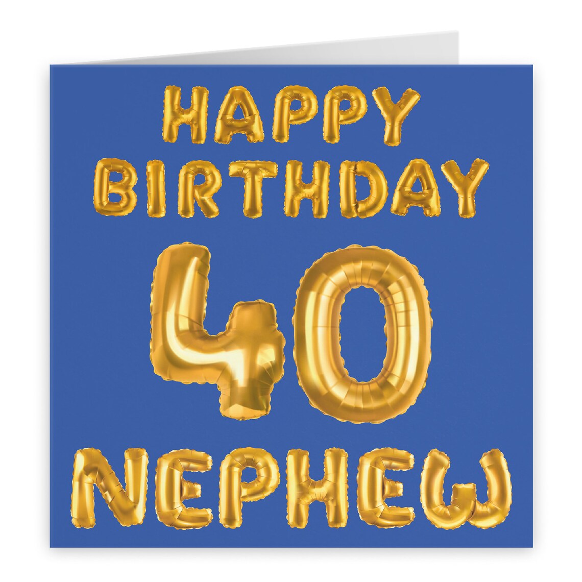 Nephew 40th Birthday Card Happy Birthday 40 Nephew - Etsy Canada