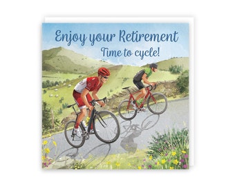 Hunts England - Road Cycling Congratulations On Your Retirement Card For Him - Hill Climb - Road Bikes - Milo's Gallery - Retirement