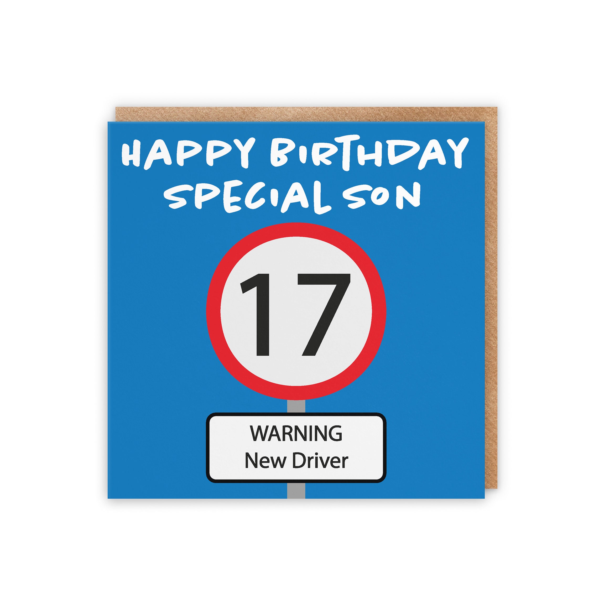 Happy 17th Birthday Son Son 17Th Birthday Card Special Son Warning New Driver | Etsy Singapore