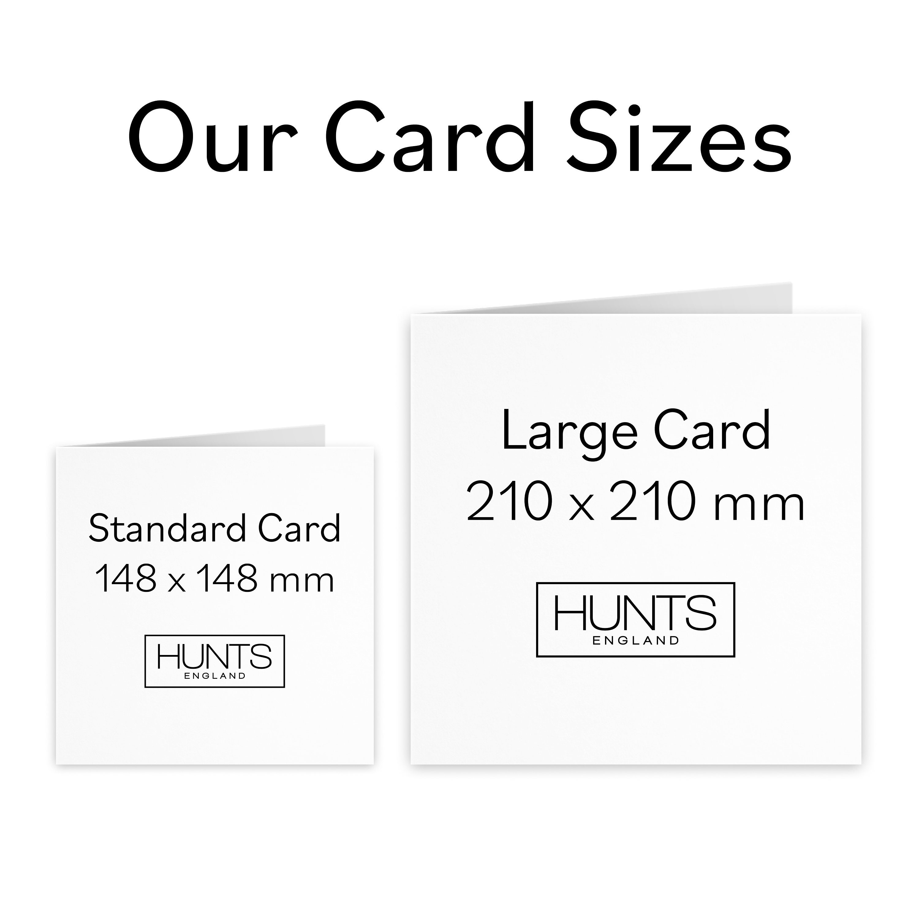 Hunts England Geburtstagskarte Für Mama Zum 65. – '65 & Fabulous' – 14,8 X 14,8 Cm, Mit Umschlag
