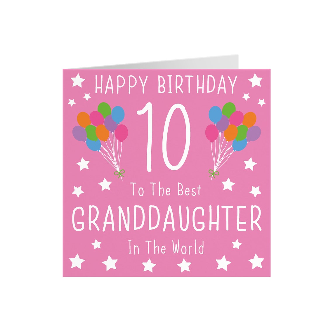 Granddaughter 10th Birthday Card Happy Birthday 10 To Etsy granddaughter-10th-birthday-card-happy-birthday-10-to-etsy