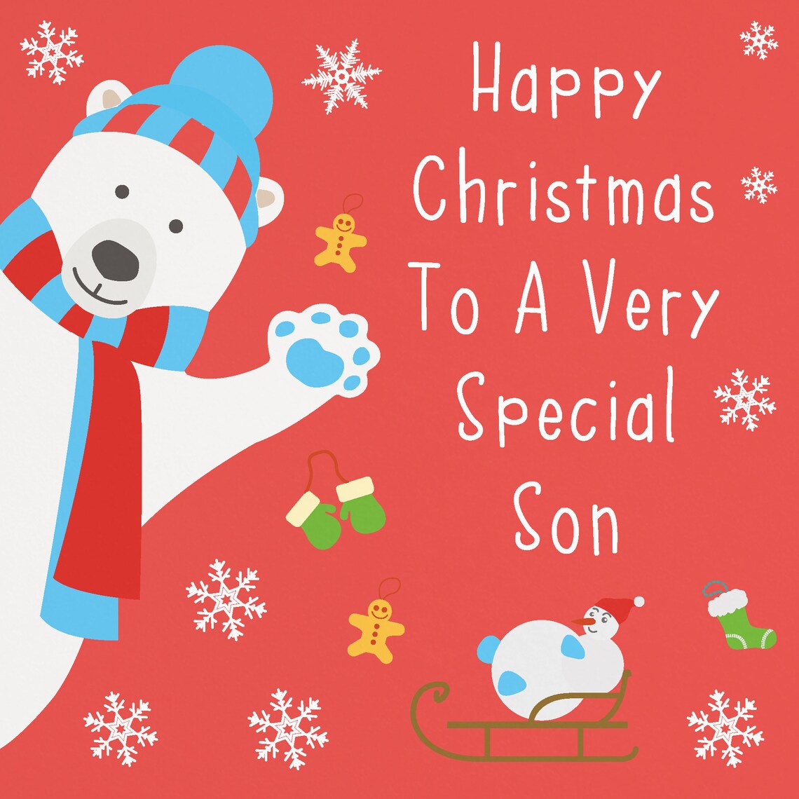 Christmas Greetings For Son 
