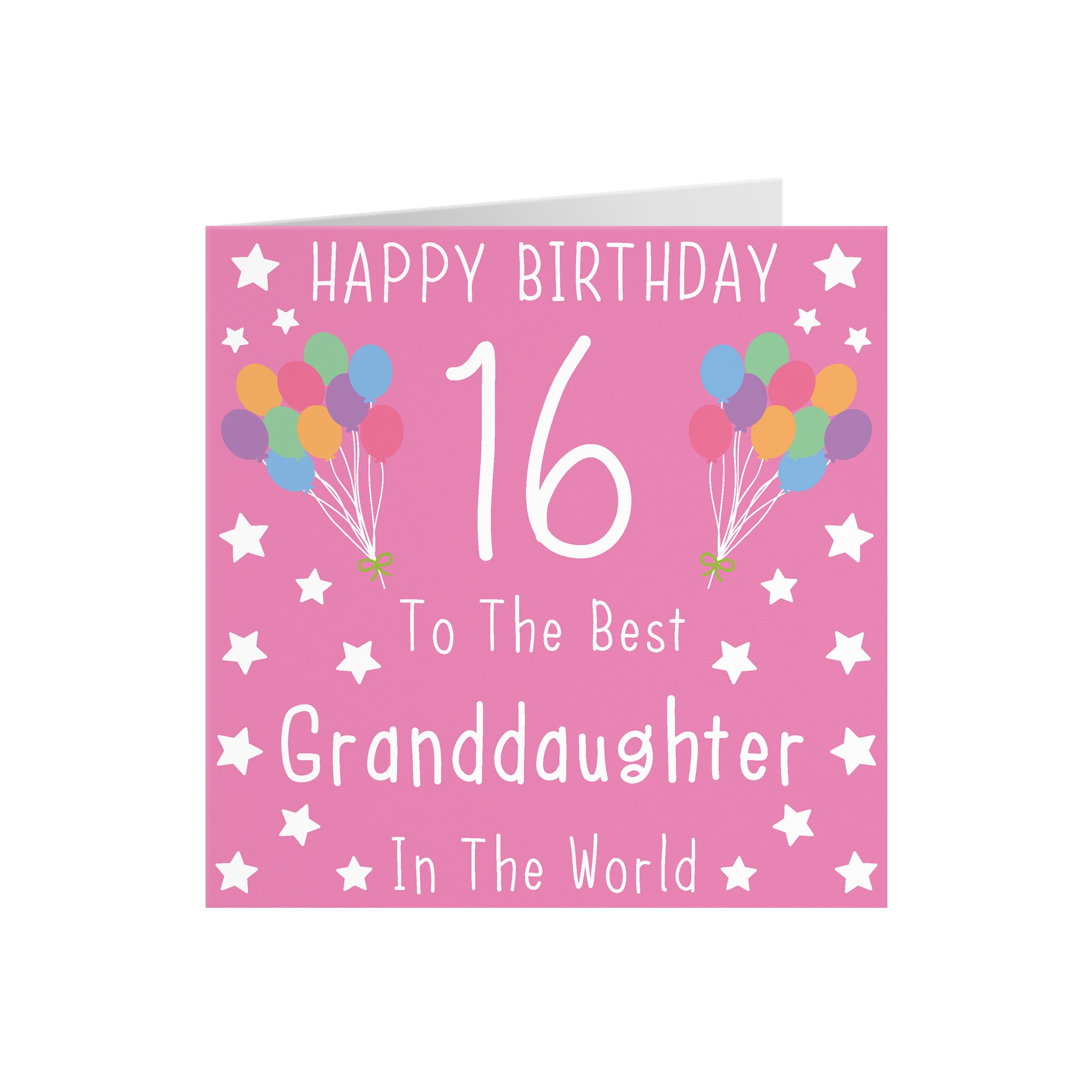 For A Special Granddaughter Happy 16th Birthday.........Greetings Card. 