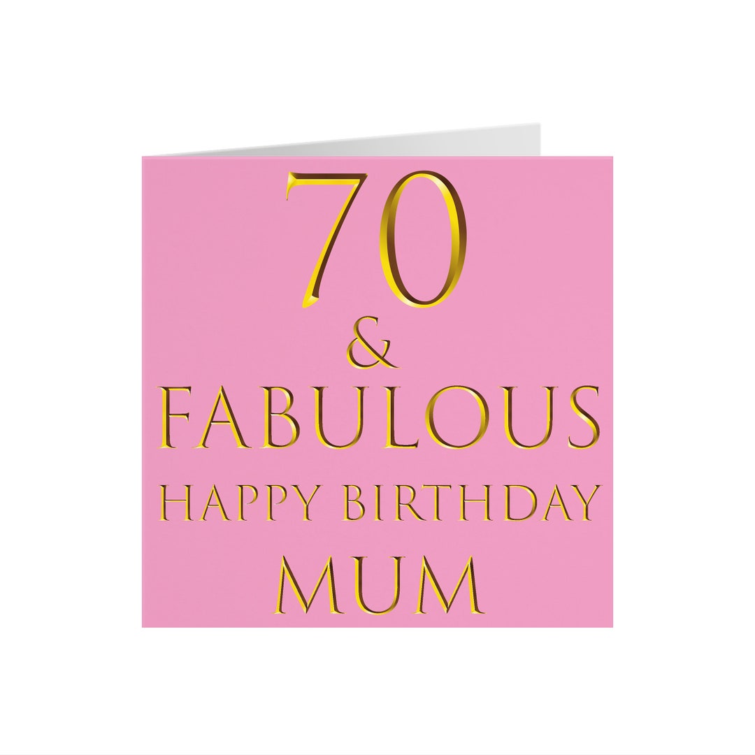 70th Sister Birthday Card Hummingbird Gold Foil Milo's Gallery U2013 Hunts