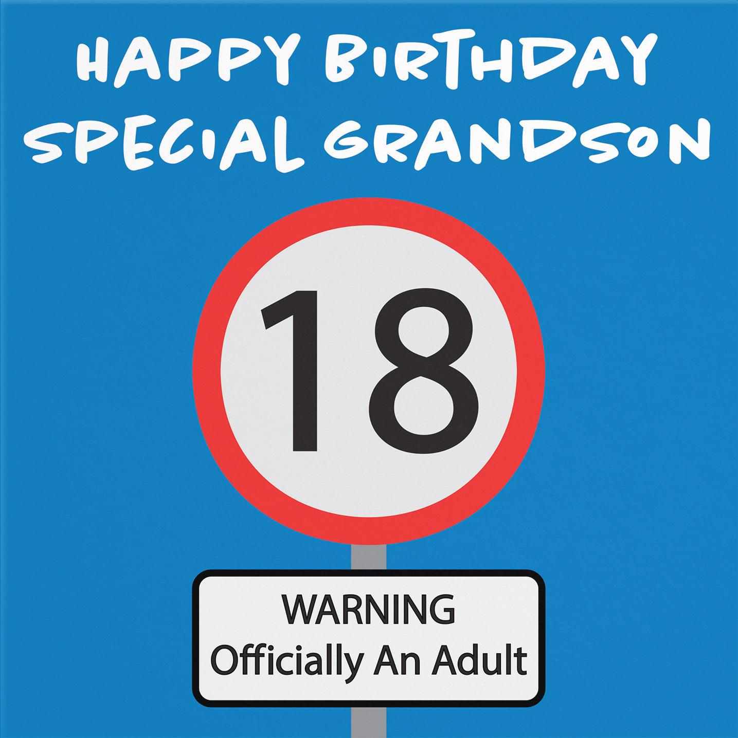 Biglietto Auguri 17° Compleanno Nipote - Hunts England - Happy Birthday Special Grandson New Driver