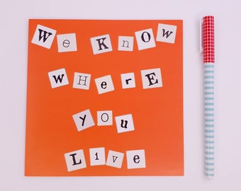 Humorous Ransom Note Ransom Note - Etsy UK