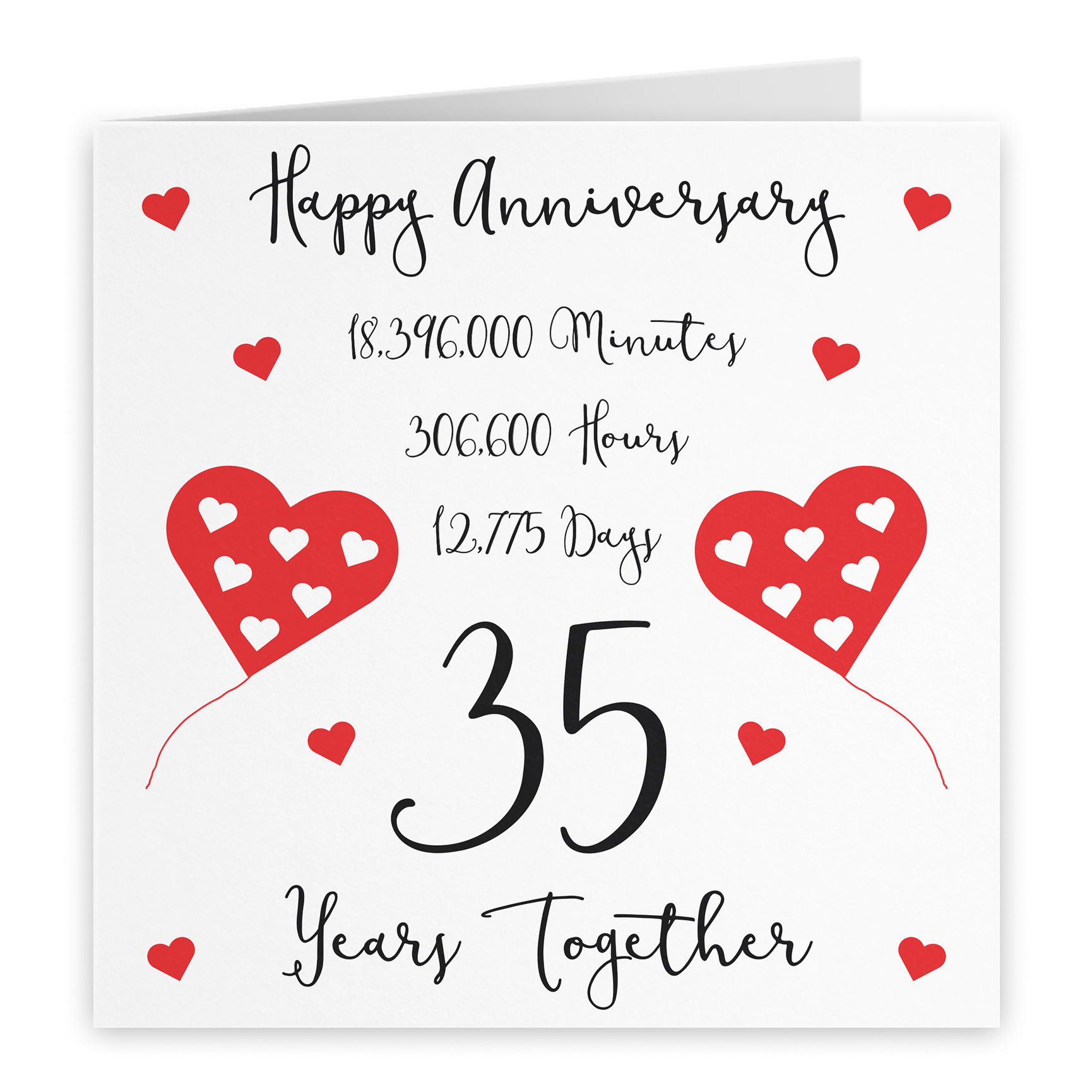 35th Wedding Anniversary Card 35 Years Together Happy - Etsy UK 35th Wedding Anniversary Card 35 Years Together Happy - Etsy UK