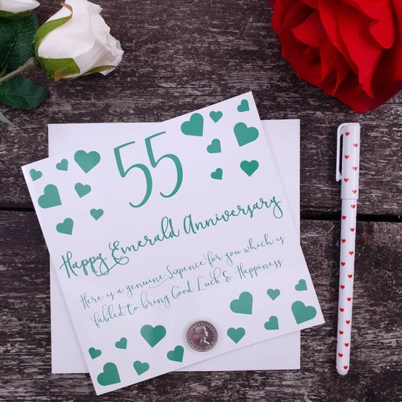 Lucky Sixpence Card /& Envelope 21st Birthday Card