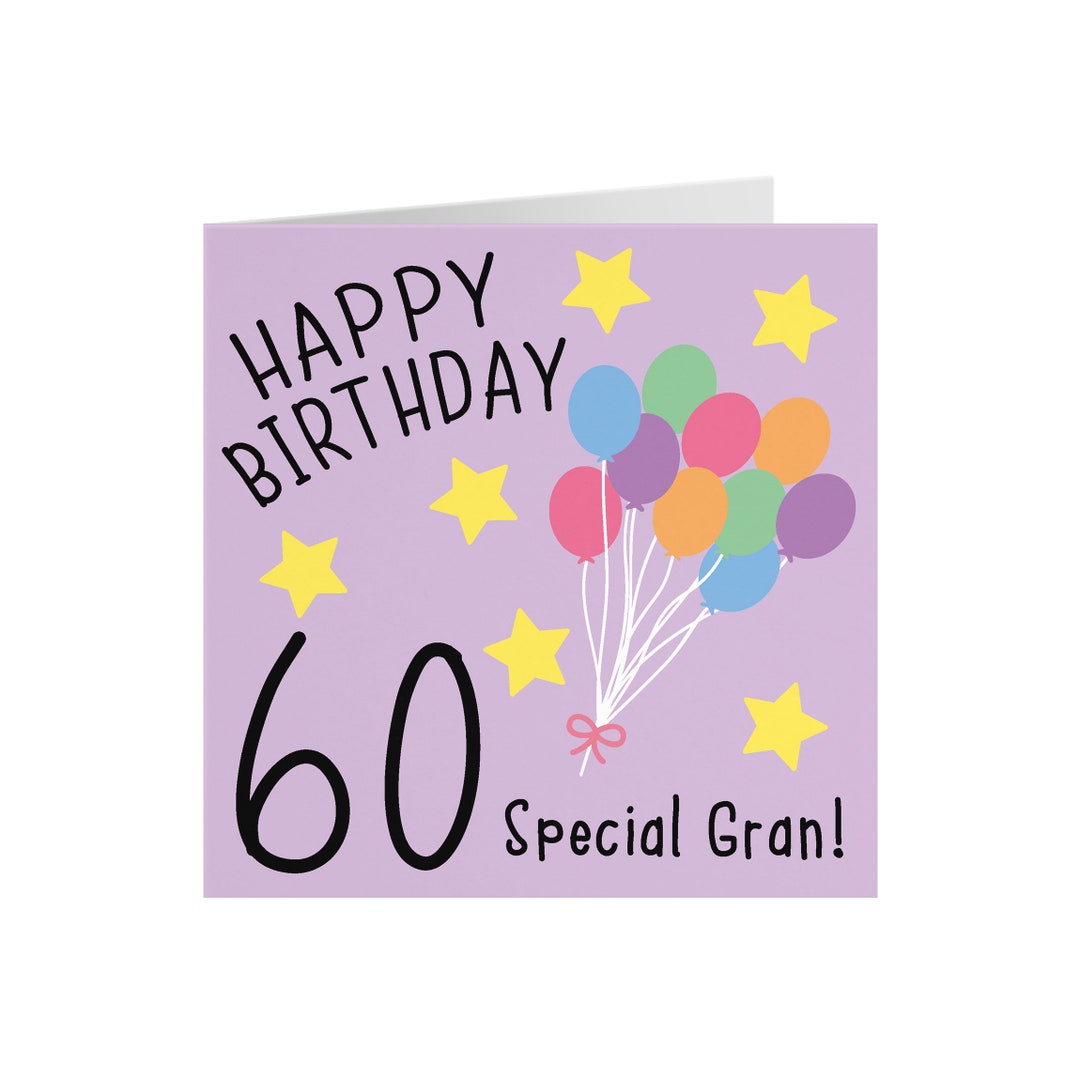 世界限定500枚！大型 メラニー ケントHappy 60th Birthday 60th Birthday Pop Up Card, Happy 60th Birthday Card for Her