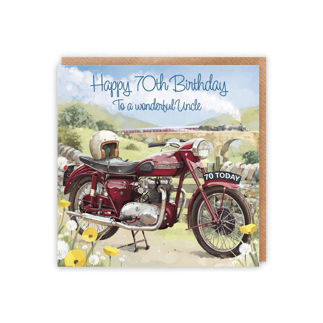 Hunts England 70th Uncle Birthday Card - Happy 70th Birthday - to A ...