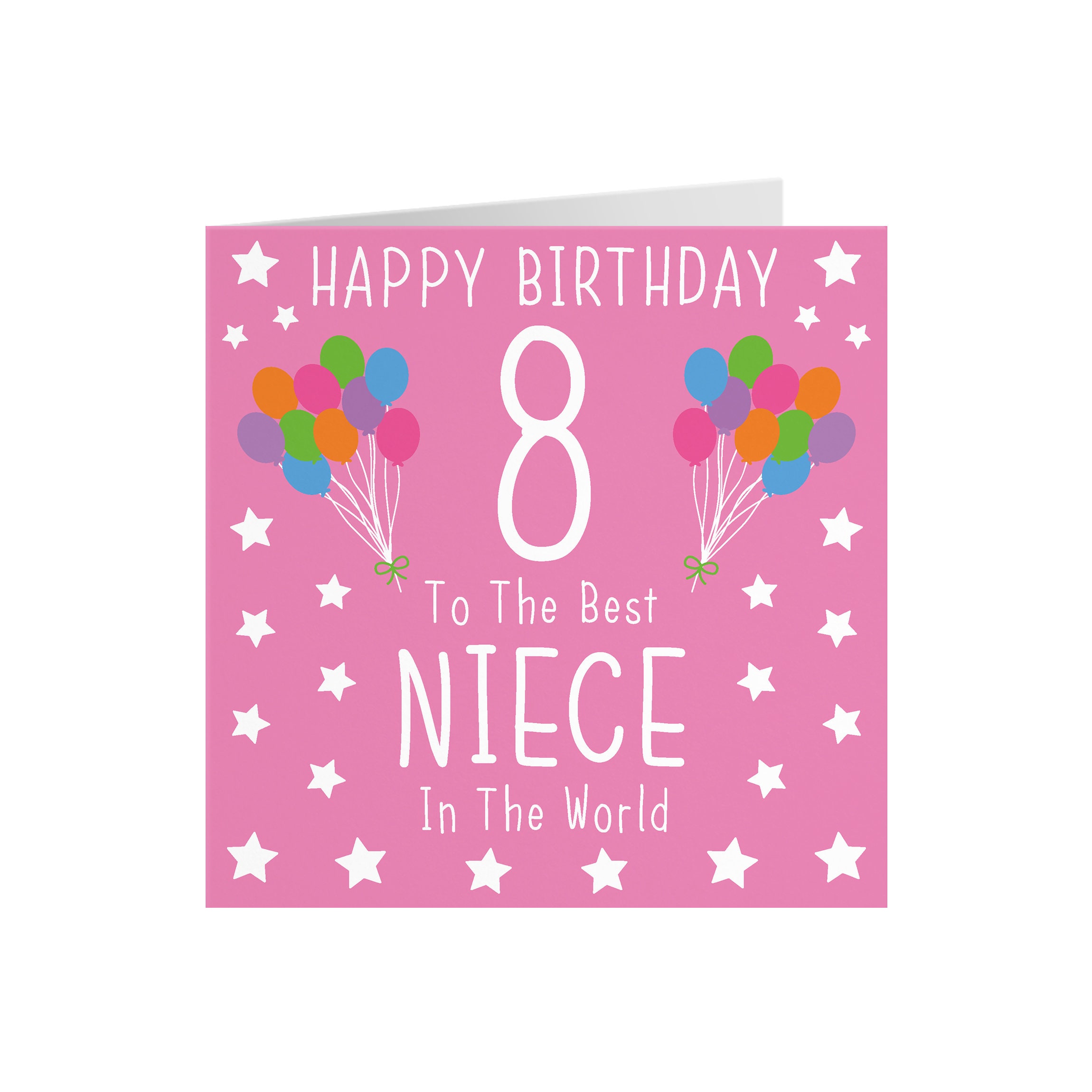 Niece 8th Birthday Card Happy Birthday 8 To The Best Etsy