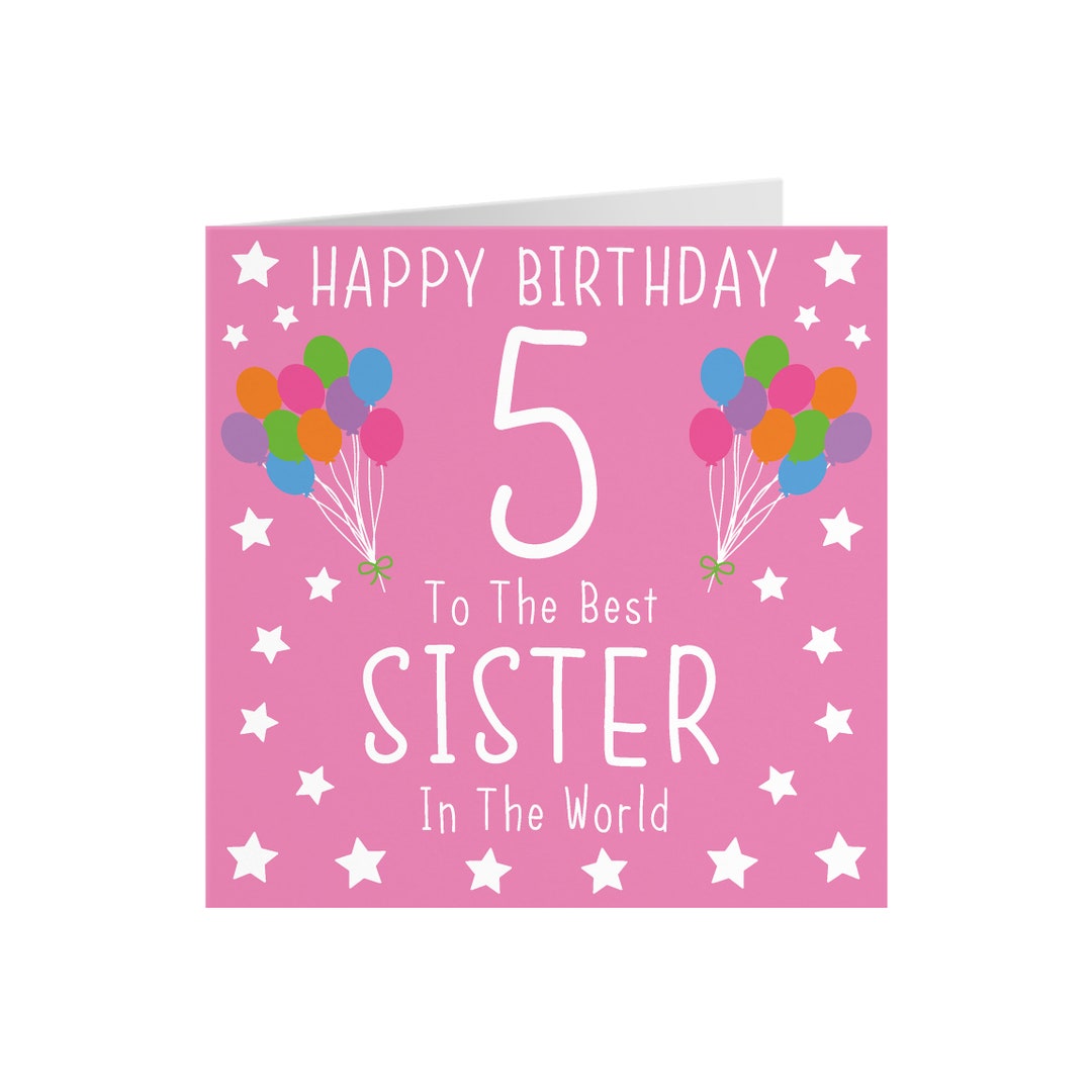 Happy Birthday Sister Card To my Sister Happy Birthday card -  Portugal