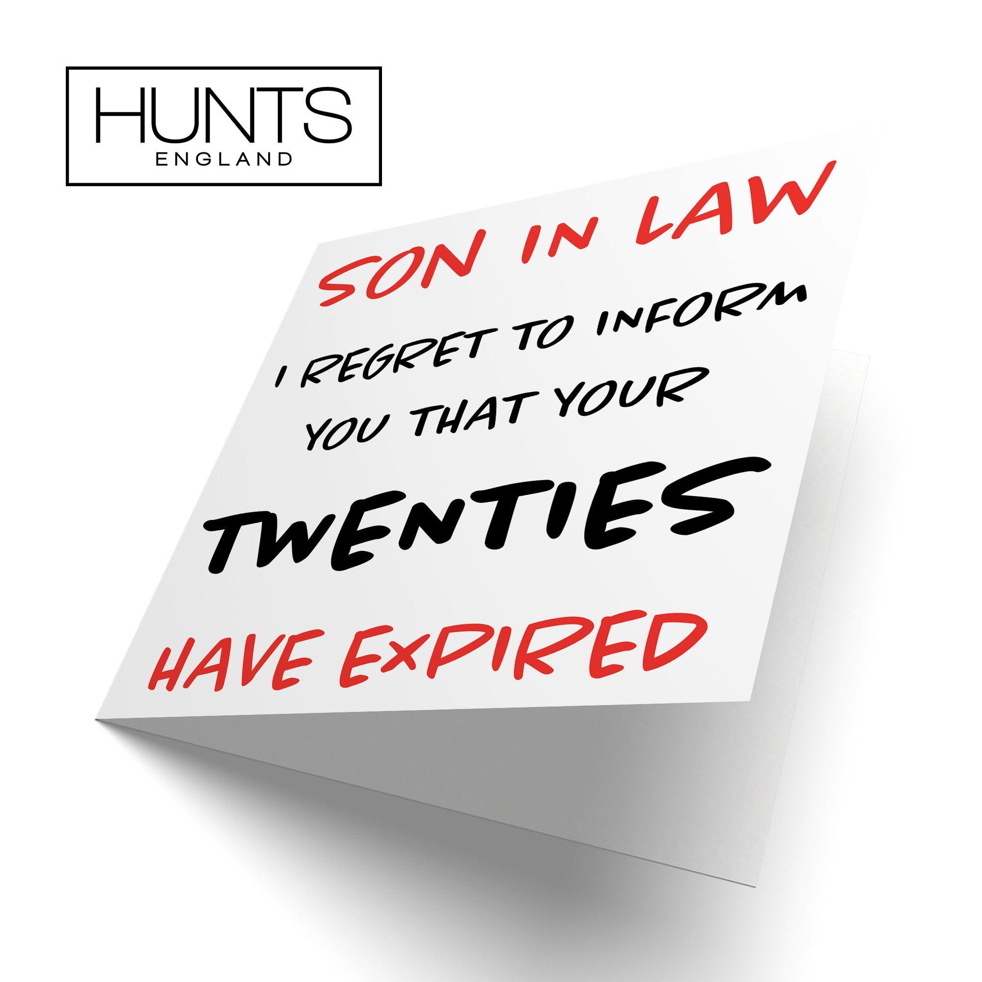 Son in Law 30th Funny Birthday Card - Son in Law - I Regret to Inform ...