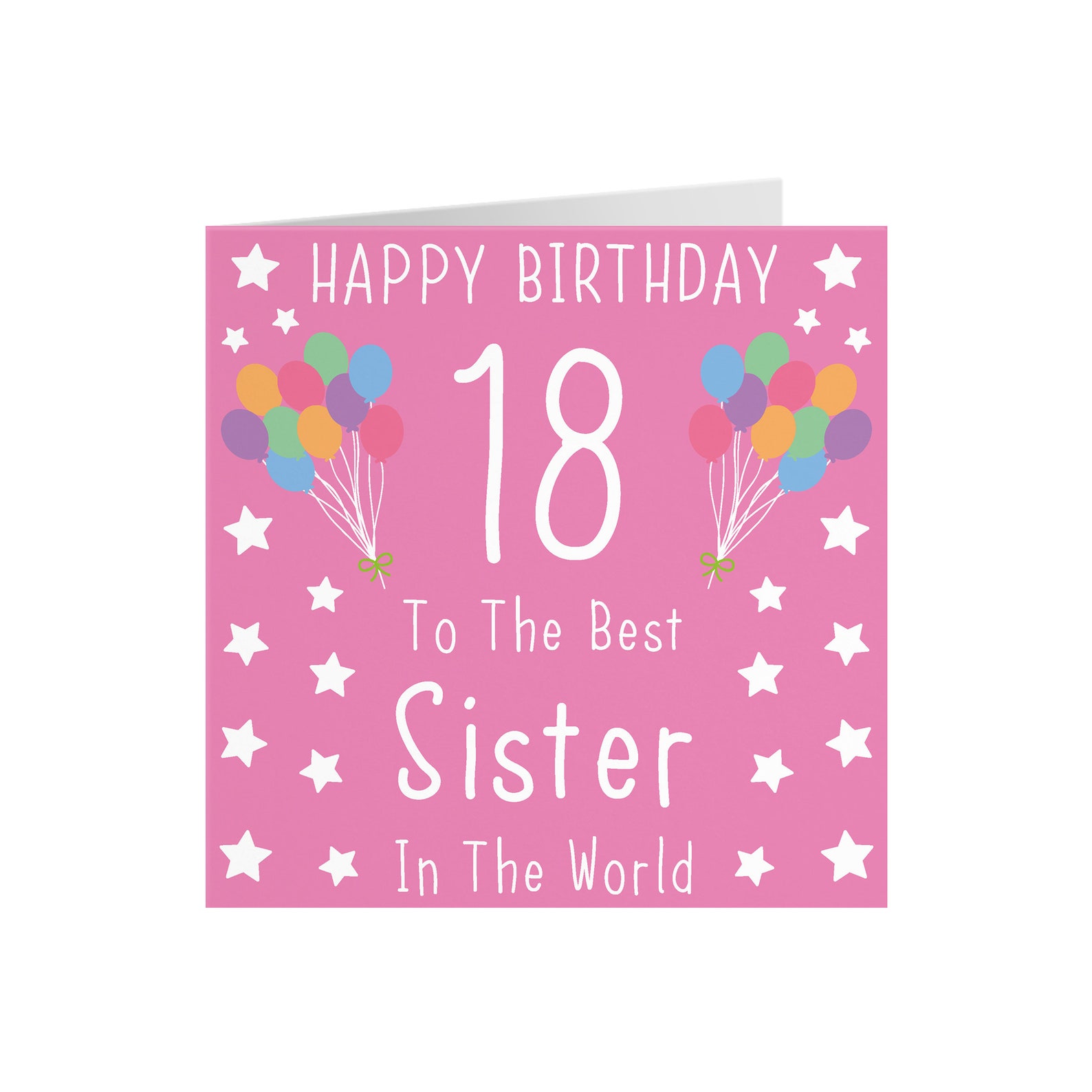 Sister 18th Birthday Card Happy Birthday 18 To The Best Etsy UK sister-18th-birthday-card-happy-birthday-18-to-the-best-etsy-uk