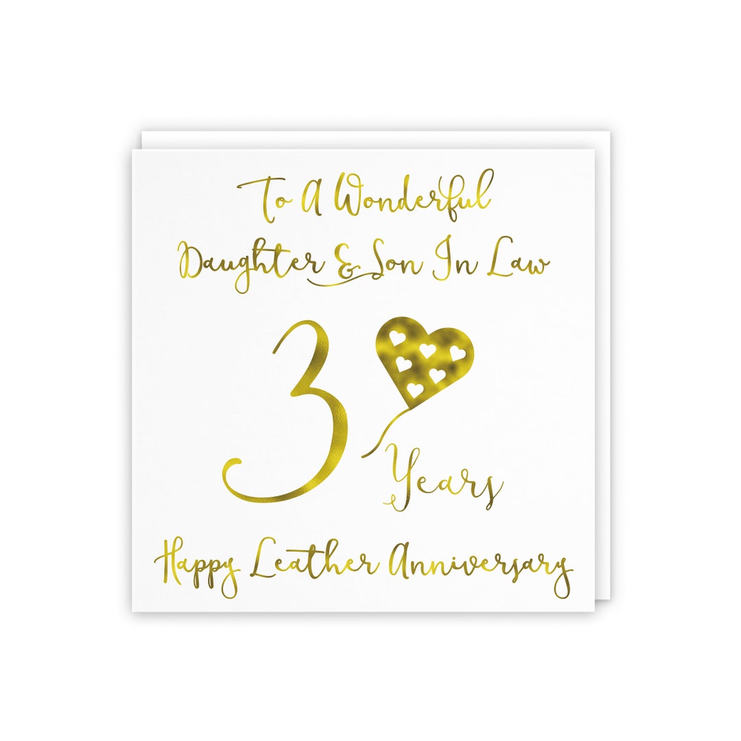 Daughter and Son in Law 3rd Anniversary Card - 'to A Wonderful Daughter ...