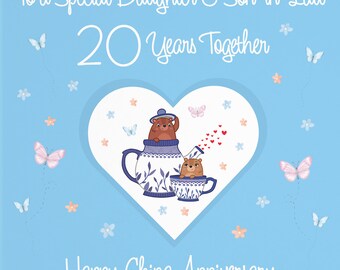 Bright Spot | Jubileum kaart | 10 Jaar getrouwd
