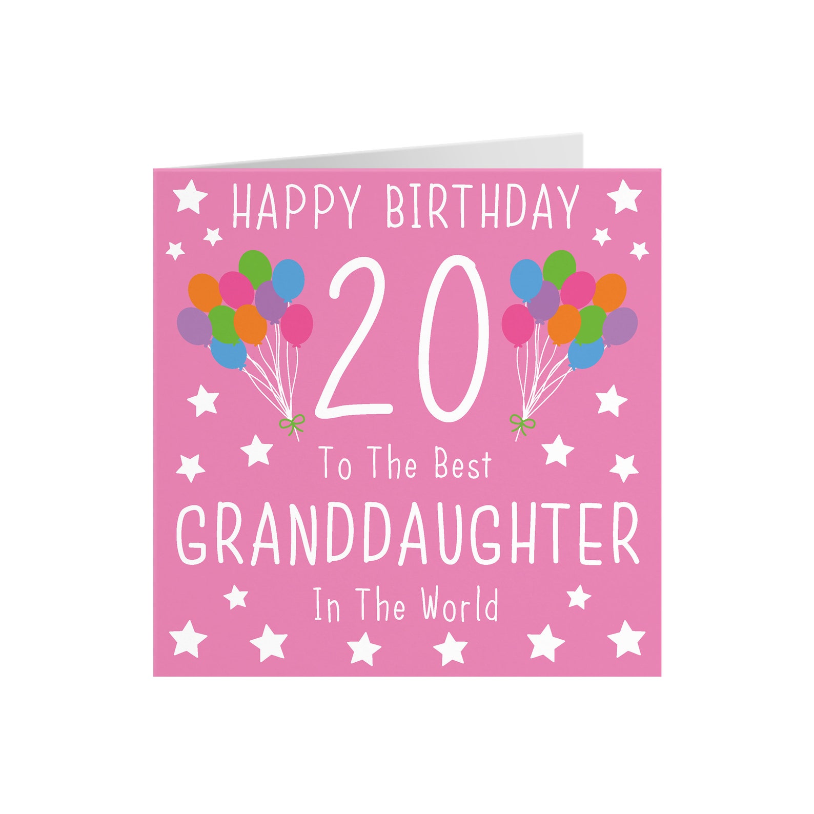 Granddaughter 20th Birthday Card Happy Birthday 20 To Etsy Italia