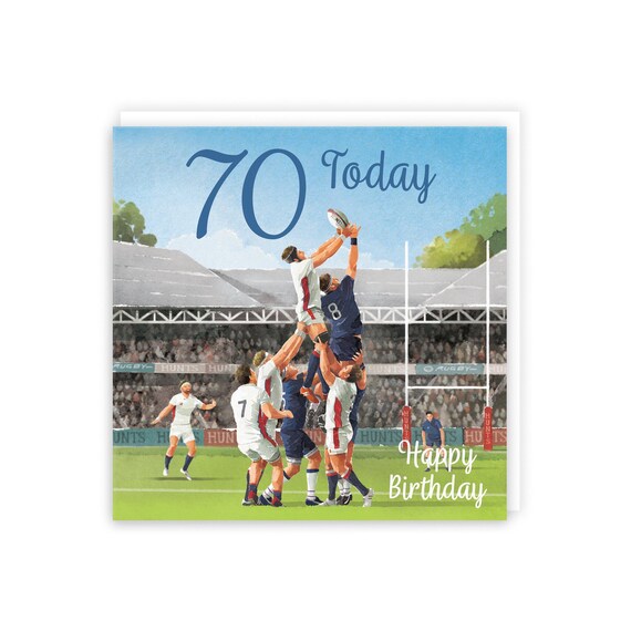 Hunts England - Carte D'anniversaire 70 Ans Pour Mari Marchant