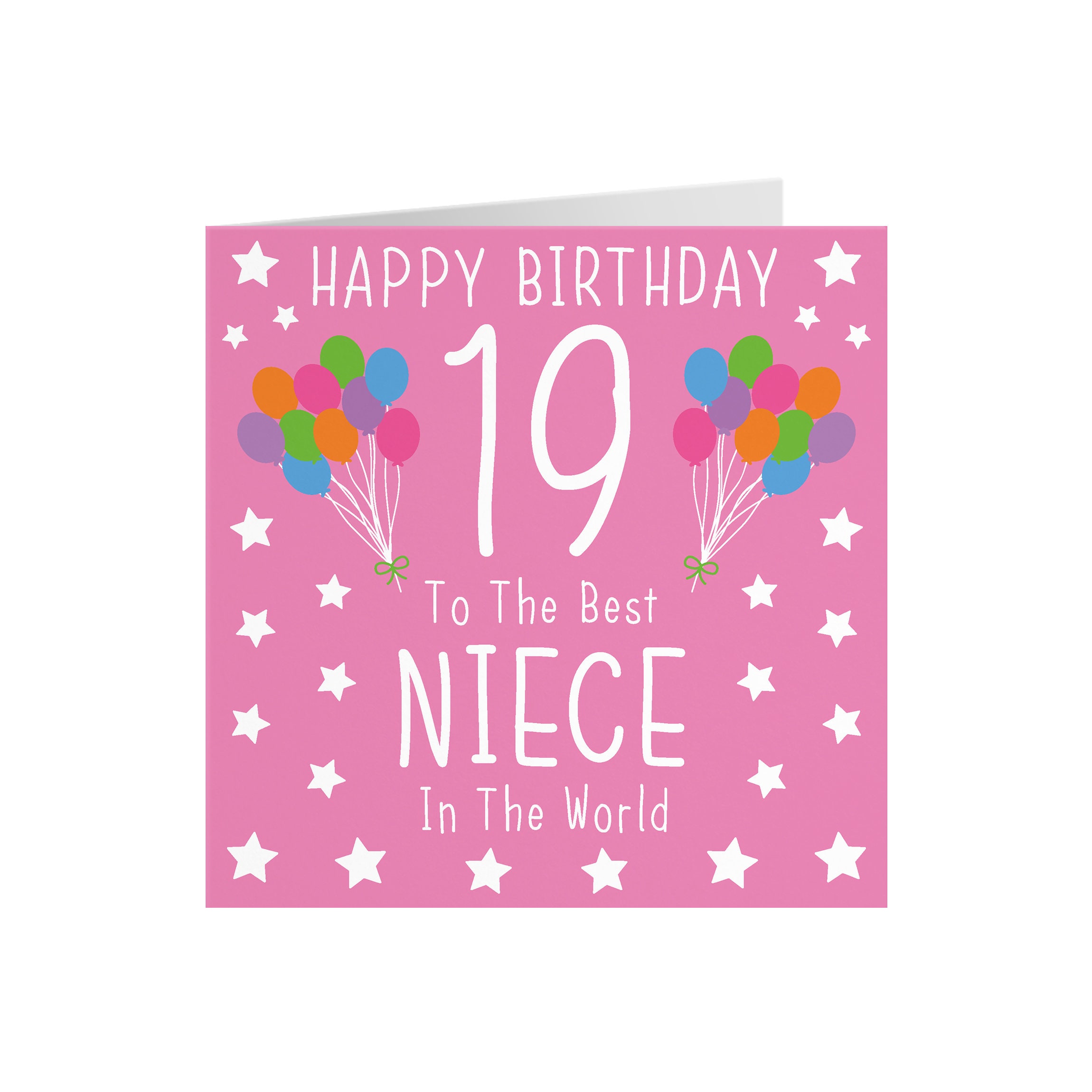 Niece 19th Birthday Card Happy Birthday 19 To The Best | Etsy