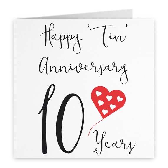Tin anniversary deals