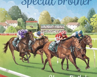 Hunts England - Carte D'anniversaire De Luxe Pour Fils – « Haymaking » – Farmers And Tractors – Collection Milo's Gallery – Carte D'anniversaire Pour