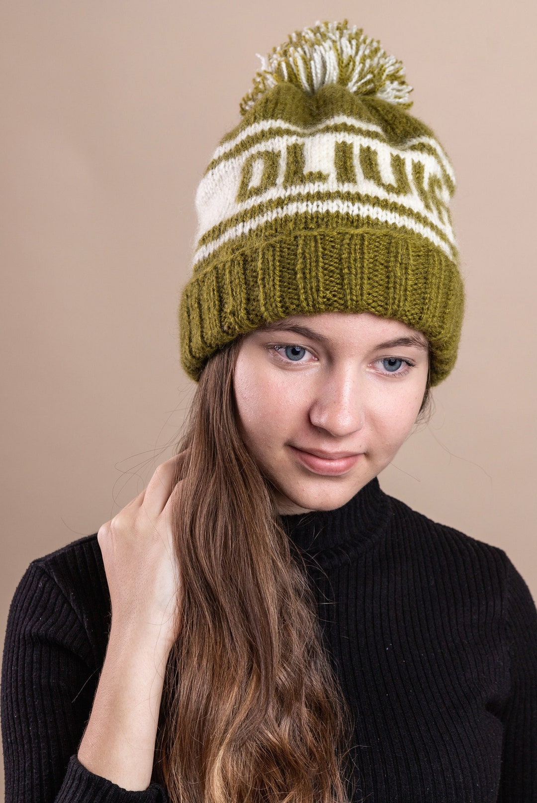 Personalized Hat, Custom Knit Hat, Personalized Knit Beanie, Colege Hat ...