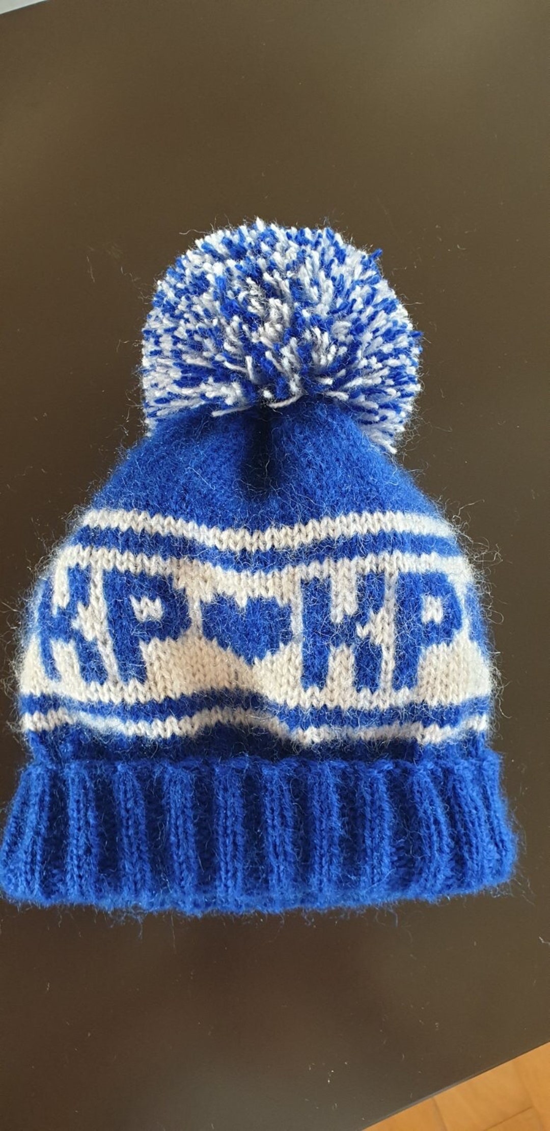 Custom Knit Winter Beanie, Personalize Beanie, Hand Knit Name Hat
