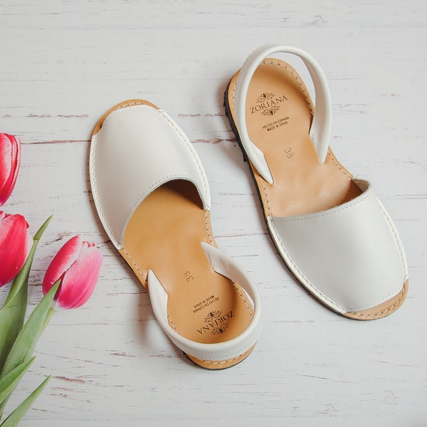 TOP QUALITY Womens Leather Sandals, Women White Sandals, Women Summer Sandals, Women Summer Shoes, Women Beach Sandals, White Sandals
