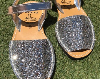 Kids Leather Sandals, Kids Silver Sandals, Children Shoes, Kids Summer Shoes, Boy Silver Sandals, Girl Silver Sandals, Kids Summer Sandals