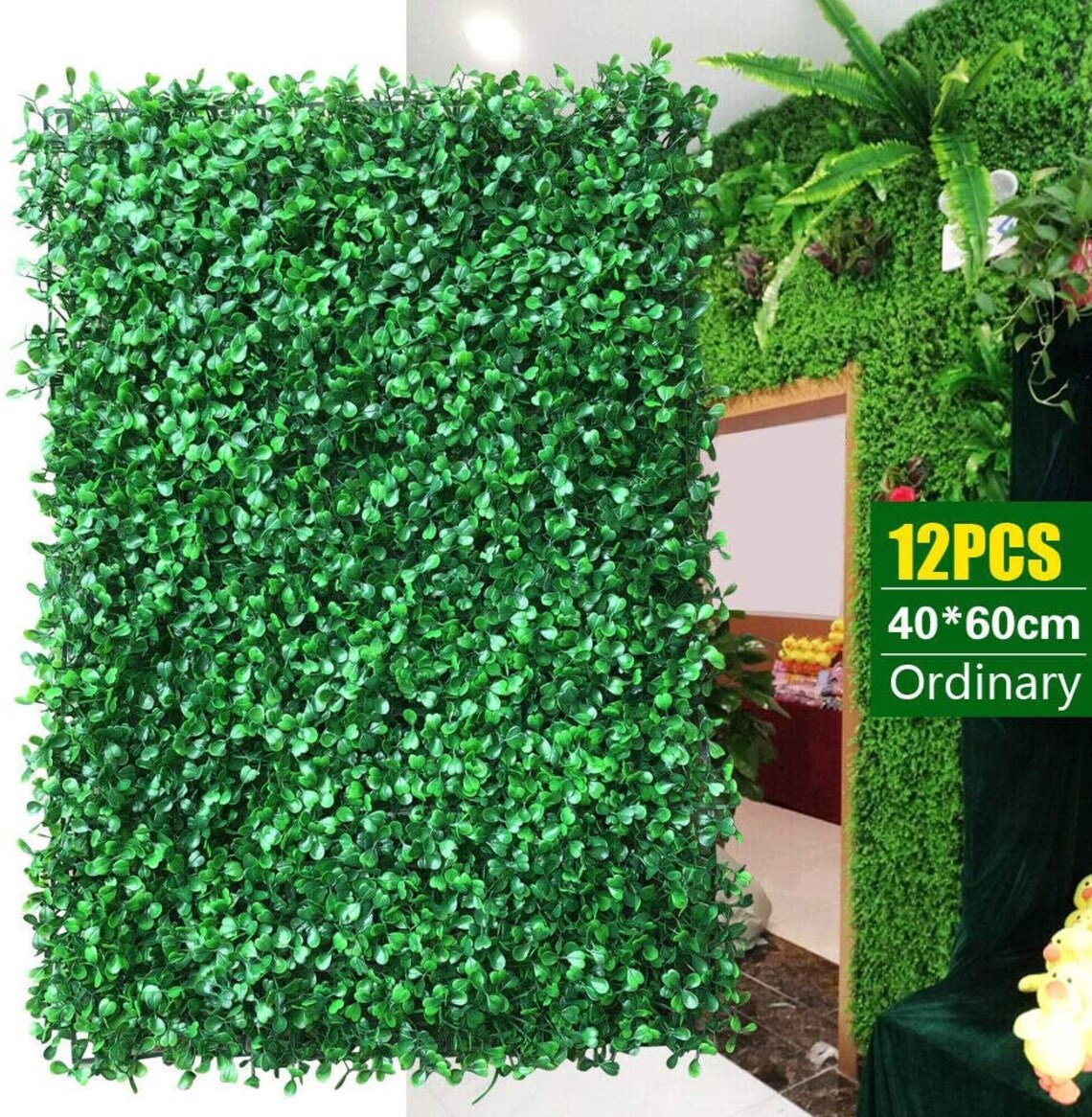 12Pcs 24 x 16 Square Artificial Boxwood Panels Etsy