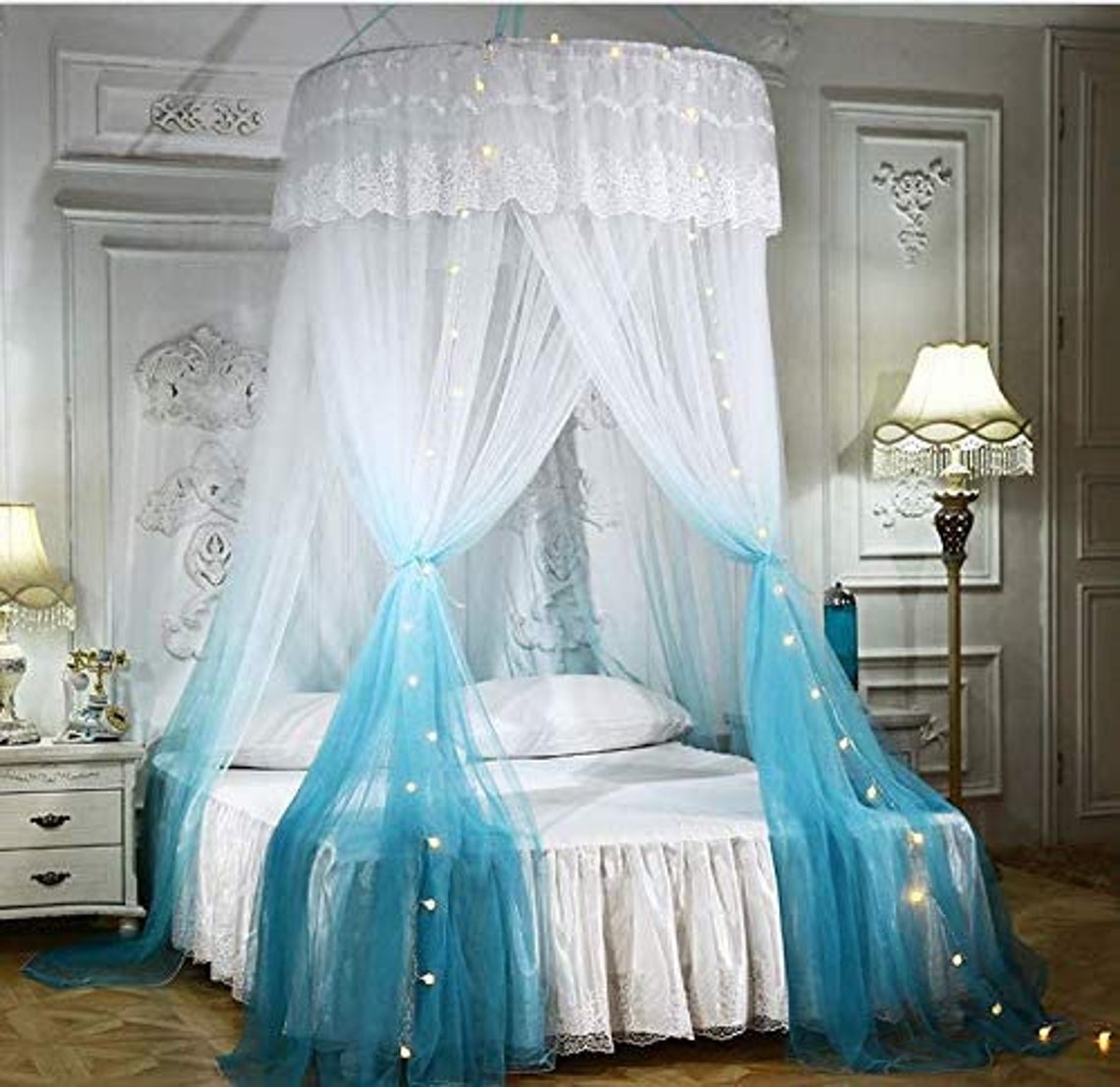 Bed Canopy Princess Bed Canopy for Girls AdultsDome Bed Net Etsy