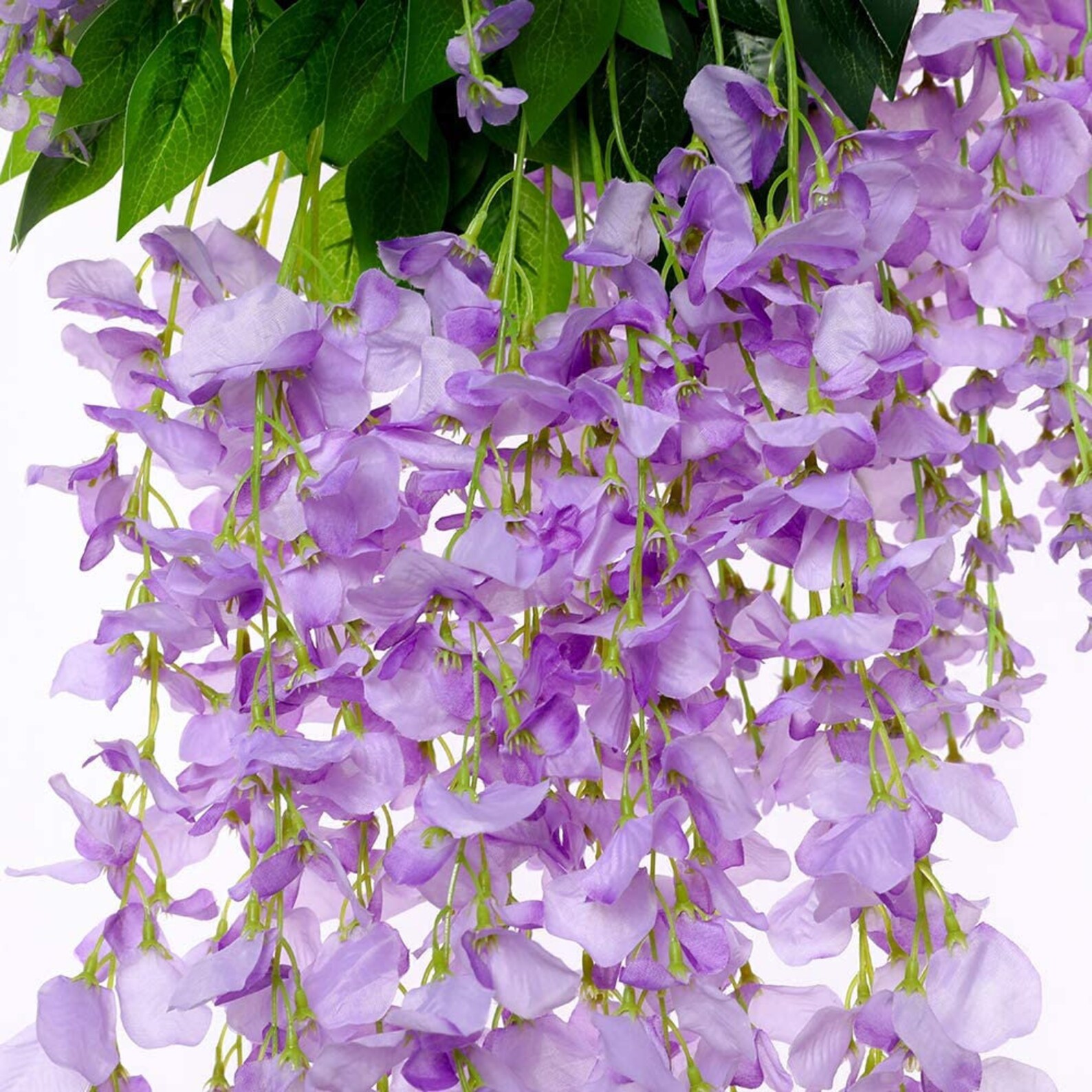 Artificial Silk Wisteria Vine Ratta Silk Hanging Flower Etsy