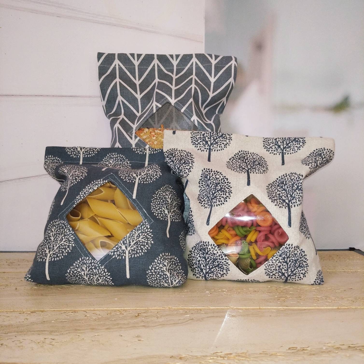 Leinen Aufbewahrungsbeutel Wiederverwendbare waschbare | Etsy