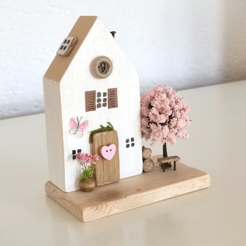 Holzhaus deko Etsy.de