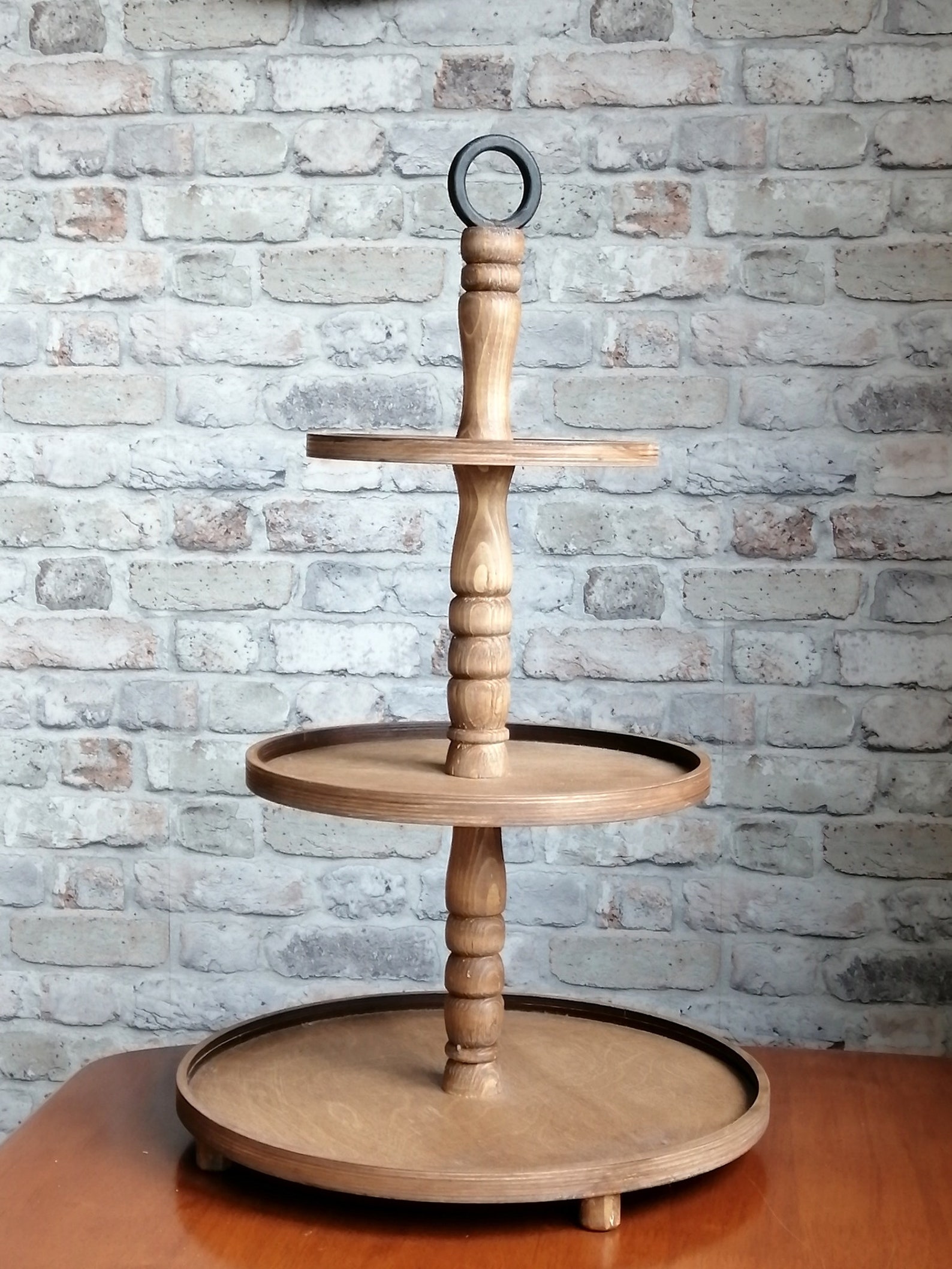 14 Inch White Wooden 3 Layers Tiered Tray. Strong Tier Tray Etsy