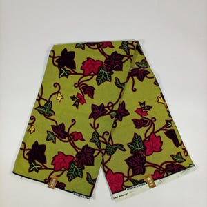 African Wax Print Fabric: 100% Cotton Ankara Sewing Material