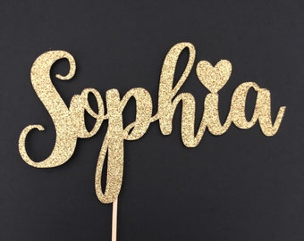 Any ONE Name cake topper, Birthday cake topper, Glitter cake topper, Any ONE name cake topper, Custom cake topper