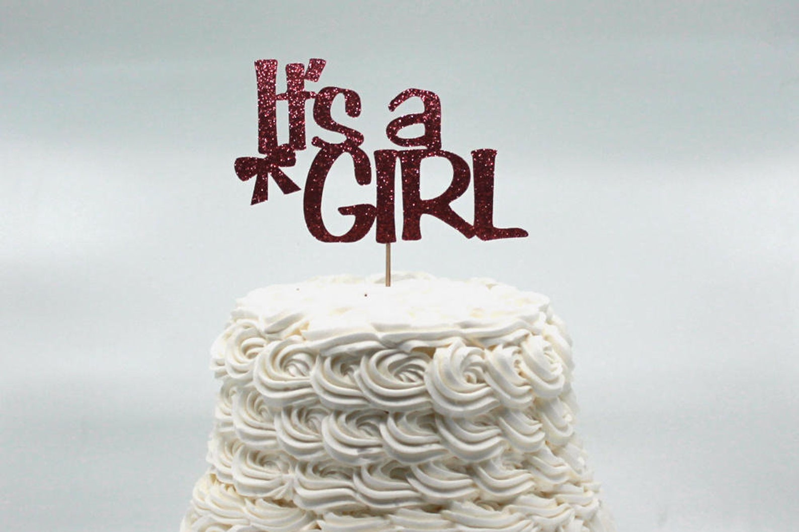 Its a Girl Cake Topper Baby Shower Cake Topper Baby Girl - Etsy