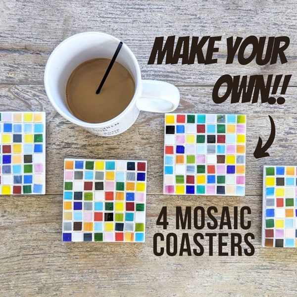 Mosaic Coaster Kit Etsy