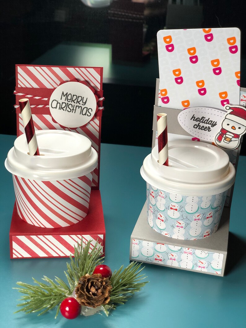 Mini Coffee Cup Gift Card Holder Etsy