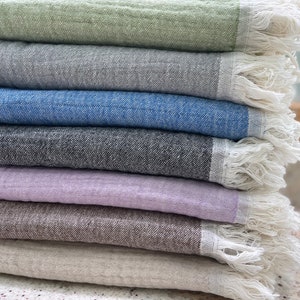 Muslin Blanket, Cotton Throw Blanket, Boho Decor, Personalized Gift, Organic Blanket, Turkish Towel Beach, Farmhouse Decor, Gift For Her