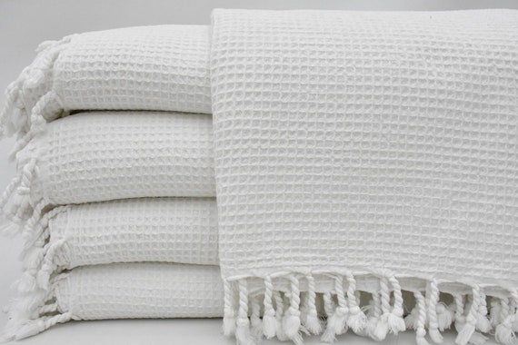 Organic Cotton Waffle Bath Towel