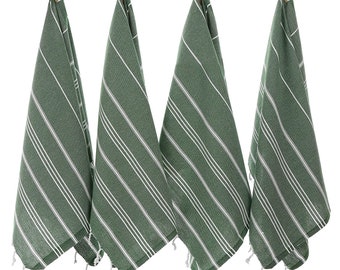 Dark Green Hand Towel, Tea Towel, Kitchen Towel, Dish Towel, Housewarming Gift, Guest Towel, Hair Towel, Face Towel,Hand Towels for Bathroom