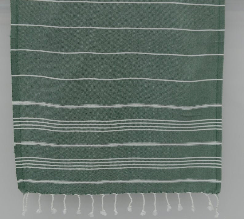 Dark Green Hand Towel Tea Towel Kitchen Towel Dish Towel Etsy
