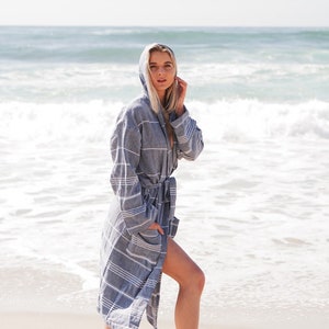 Turkish towel cotton robe