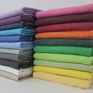Organic Personalizable Beach Bath Turkish Towel - Perfect for Weddings, Bridal Showers And Corporate Gifts