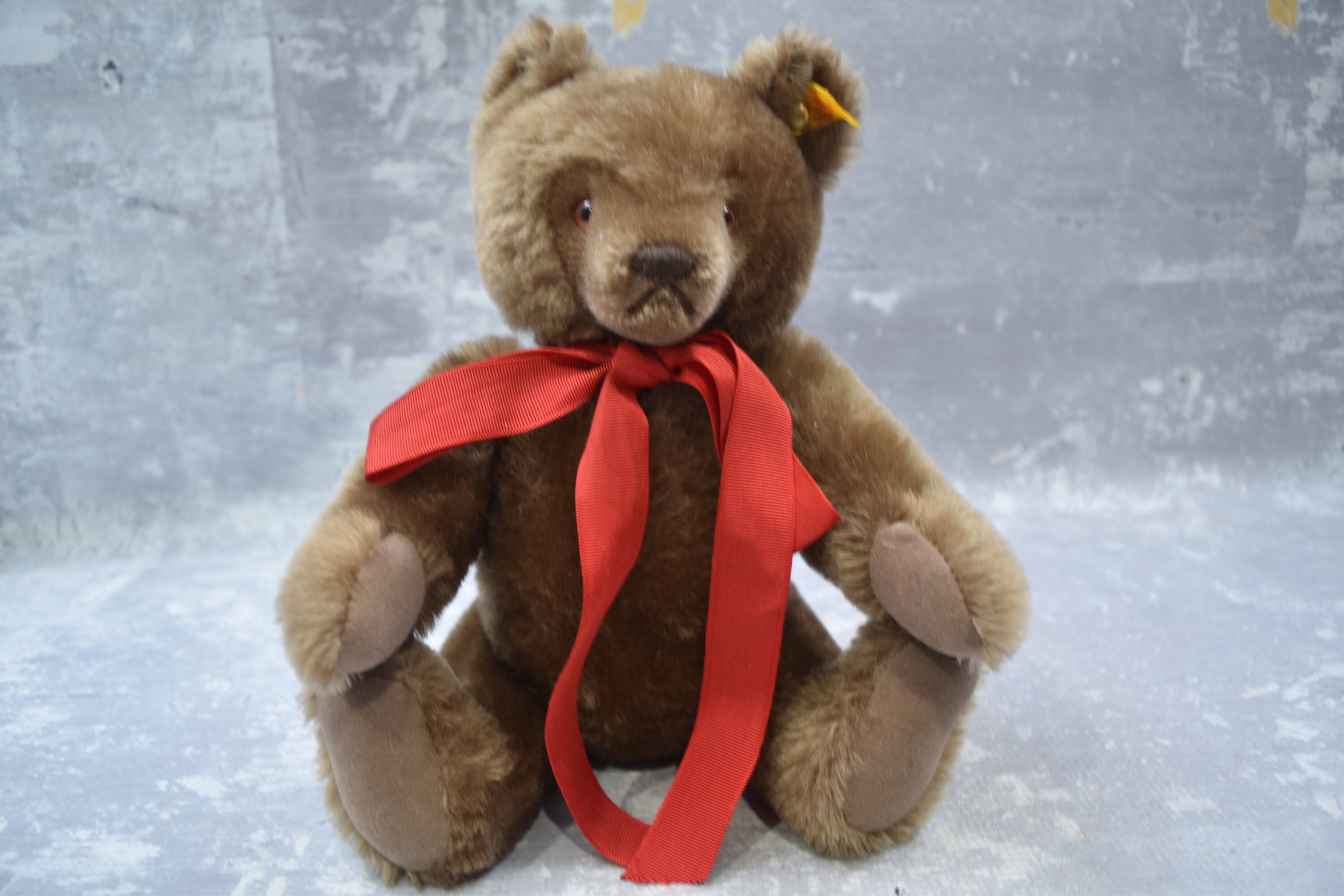 vintage steiff teddy ʕ•ᴥ•ʔ♩ ブラウン クマさん 大幅値引き www.ta