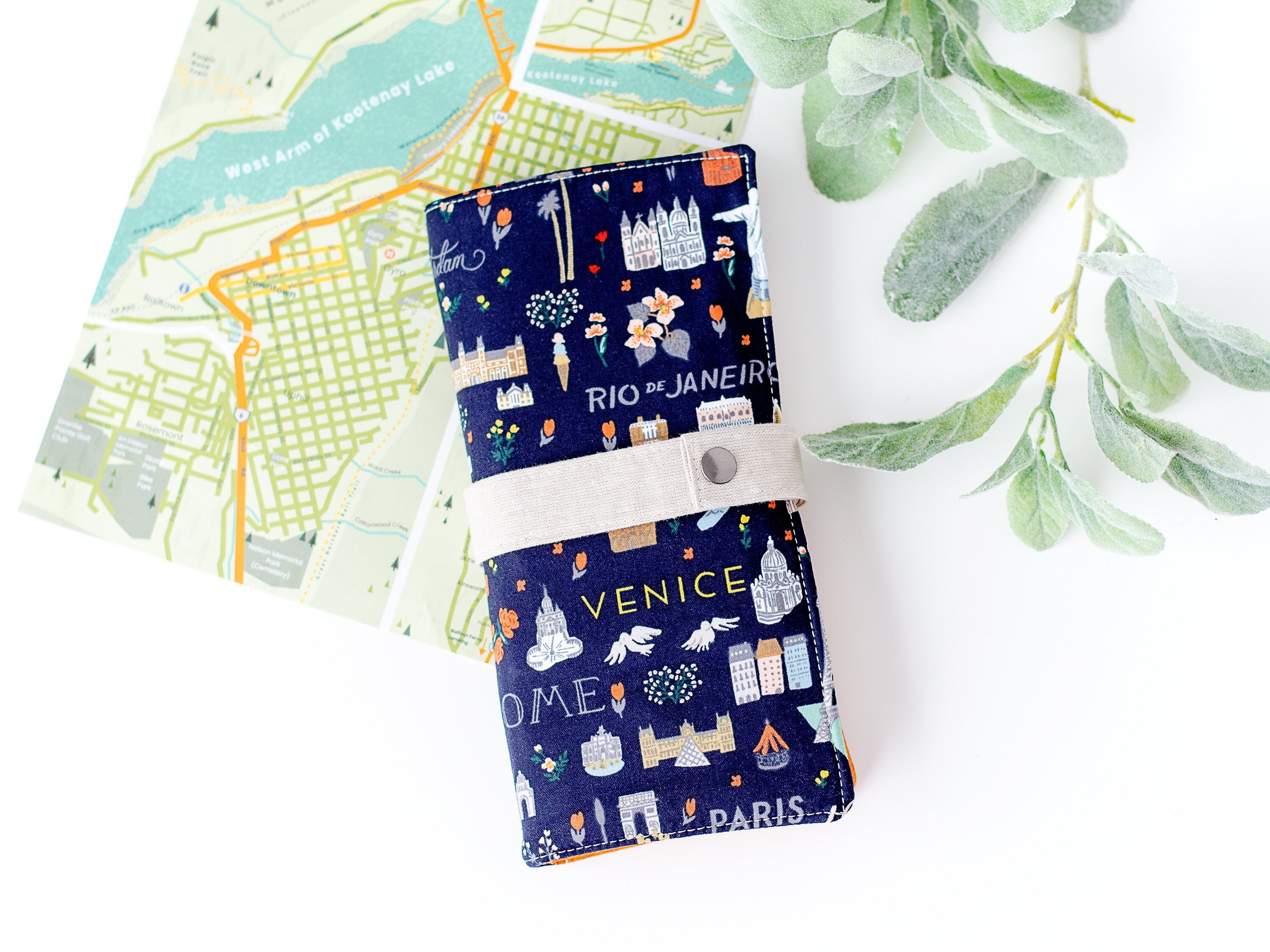 Passport Wallet for 4 5 6 - Travel Case Family - Boarding Pass Holder - Passport Cover - Vacation Organizer - Gift for Traveler