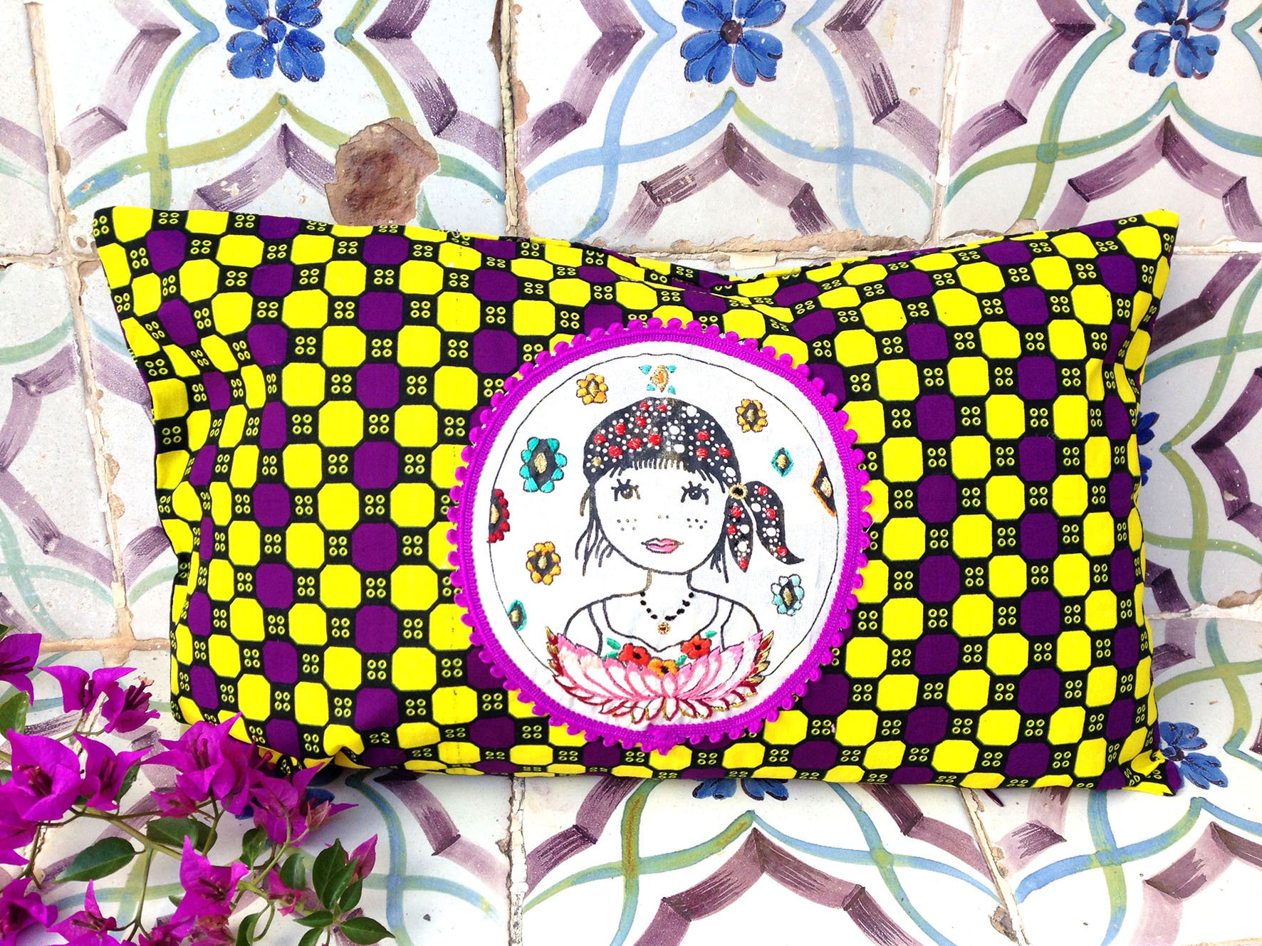 Coussin Brodé Maria