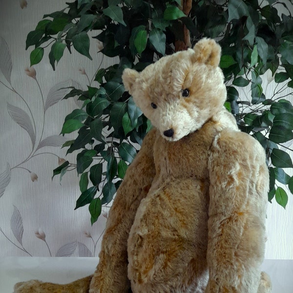 OOAK Huge 36 inch Mohair Artist Bear. Hunter From Lesley & The Bears